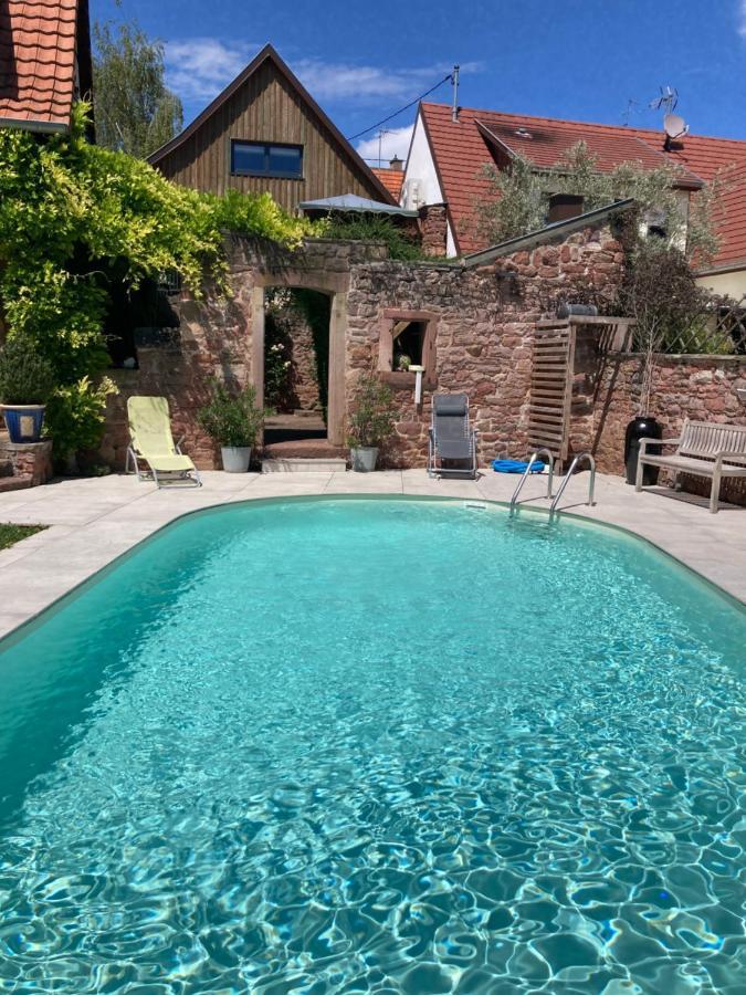 Le Grenier - Piscine Et Spa Марленайм Екстер'єр фото